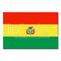 The national flag of Bolivia