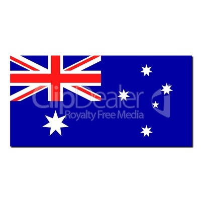 The national flag of Australia