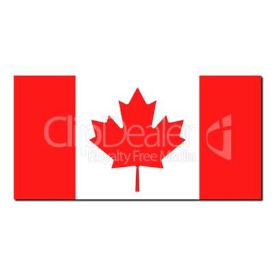 The national flag of Canada