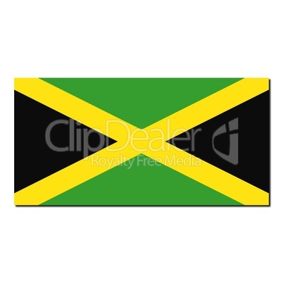 The national flag of Jamaica