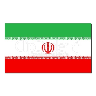 The national flag of Iran