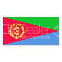 The national flag of Eritrea