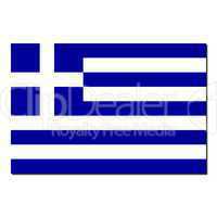 The national flag of Greece