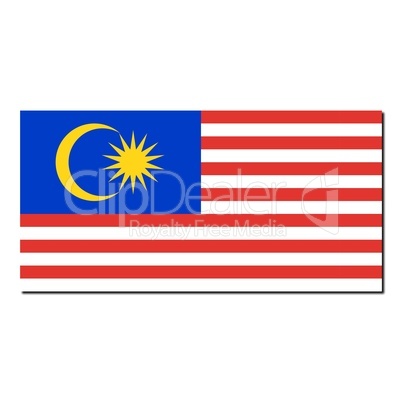 The national flag of Malaysia