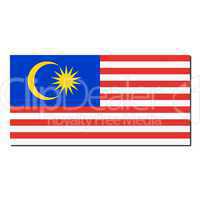 The national flag of Malaysia