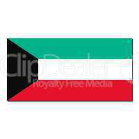 The national flag of Kuwait
