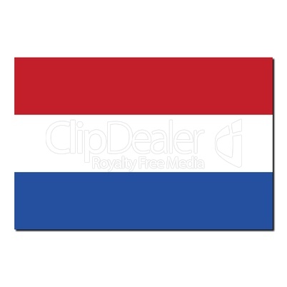 The national flag of Netherlands