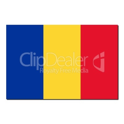 The national flag of Romania