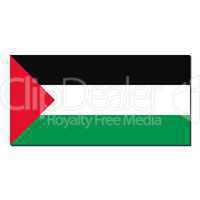 The national flag of Palestine