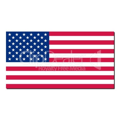 The national flag of United States