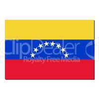 The national flag of Venezuela