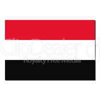 The national flag of Yemen