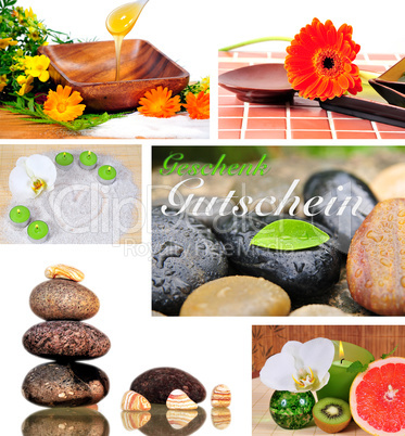 Wellness Collage Gutschein