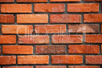 Red brick wall texture