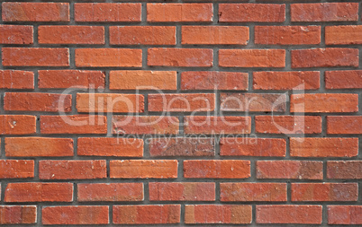 Red brick wall texture