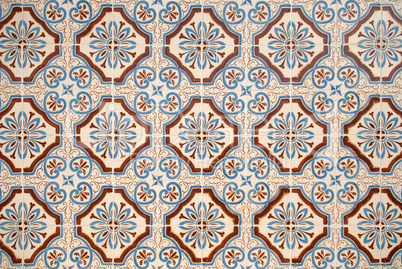 Vintage spanish style ceramic tiles