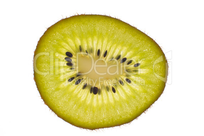 Close up of kiwi slice