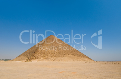 Red pyramid at Dahshur, Cairo, Egypt