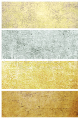 set of grunge backgrounds with space for text or image