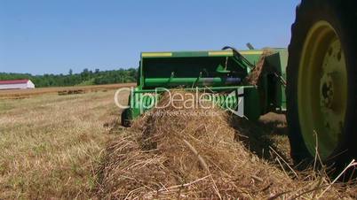 Square Baling Hay