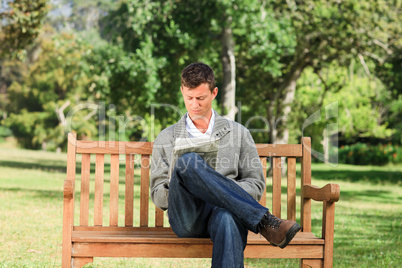 Man with a paper