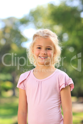 Little girl in the park