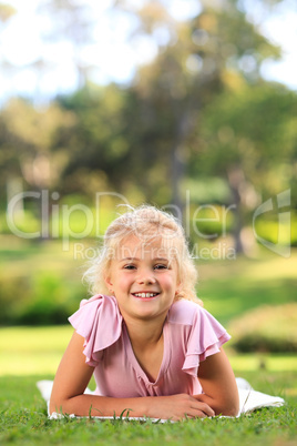 Little girl in the park