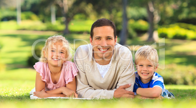 Father with his children