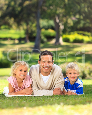 Father with his children