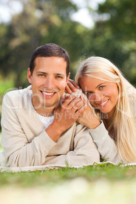 Couple in the park