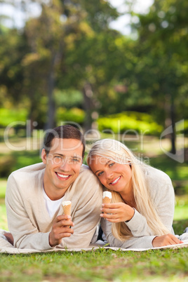 Couple in the park