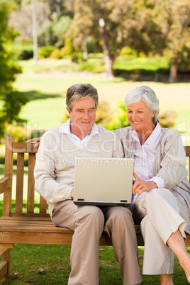 Couple working on their laptop