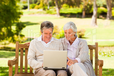 Couple working on their laptop