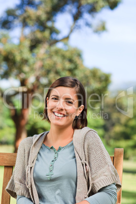 Woman on the bench