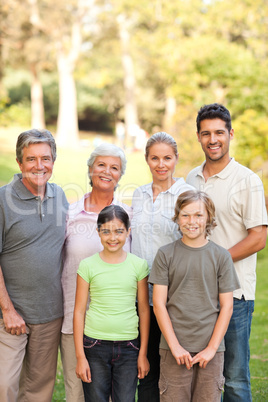 Family in the park