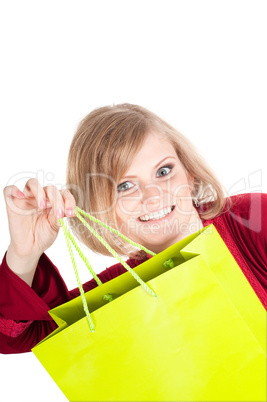 Beautiful woman with shopping bags