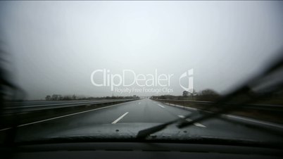 Fahrt bei Regen / Driving In Rain