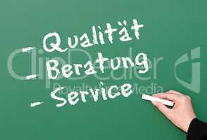 Qualität - Beratung - Service