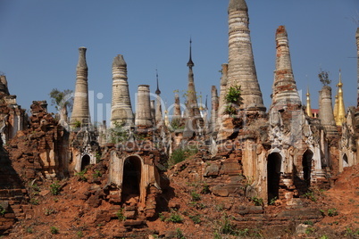 alte Pagoden und Stupas in Burma