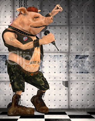 punk pig