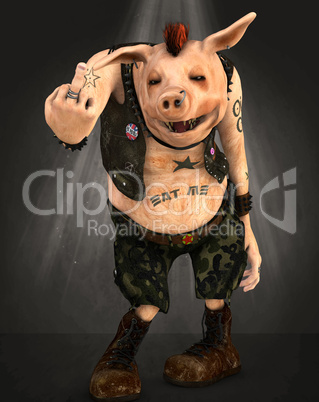 punk pig