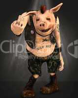 punk pig
