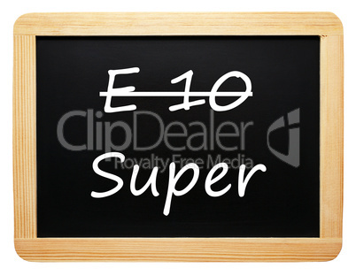 E10 / Super - Sprit Konzept - freigestellt