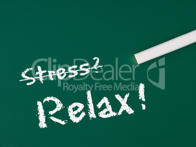 Stress / Relax - Concept