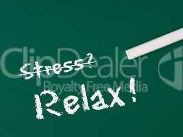 Stress / Relax - Concept
