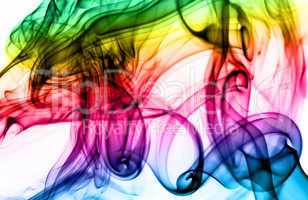Magic colorful Abstract fume pattern