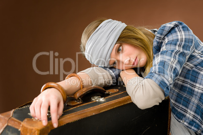 Fashion model - young woman country style