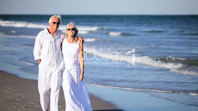 Happy Healthy Senior Couple