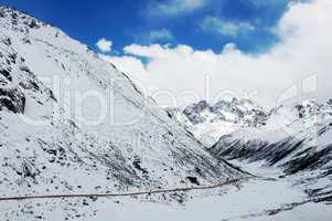 Landscape in winter