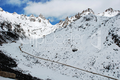 Landscape in winter